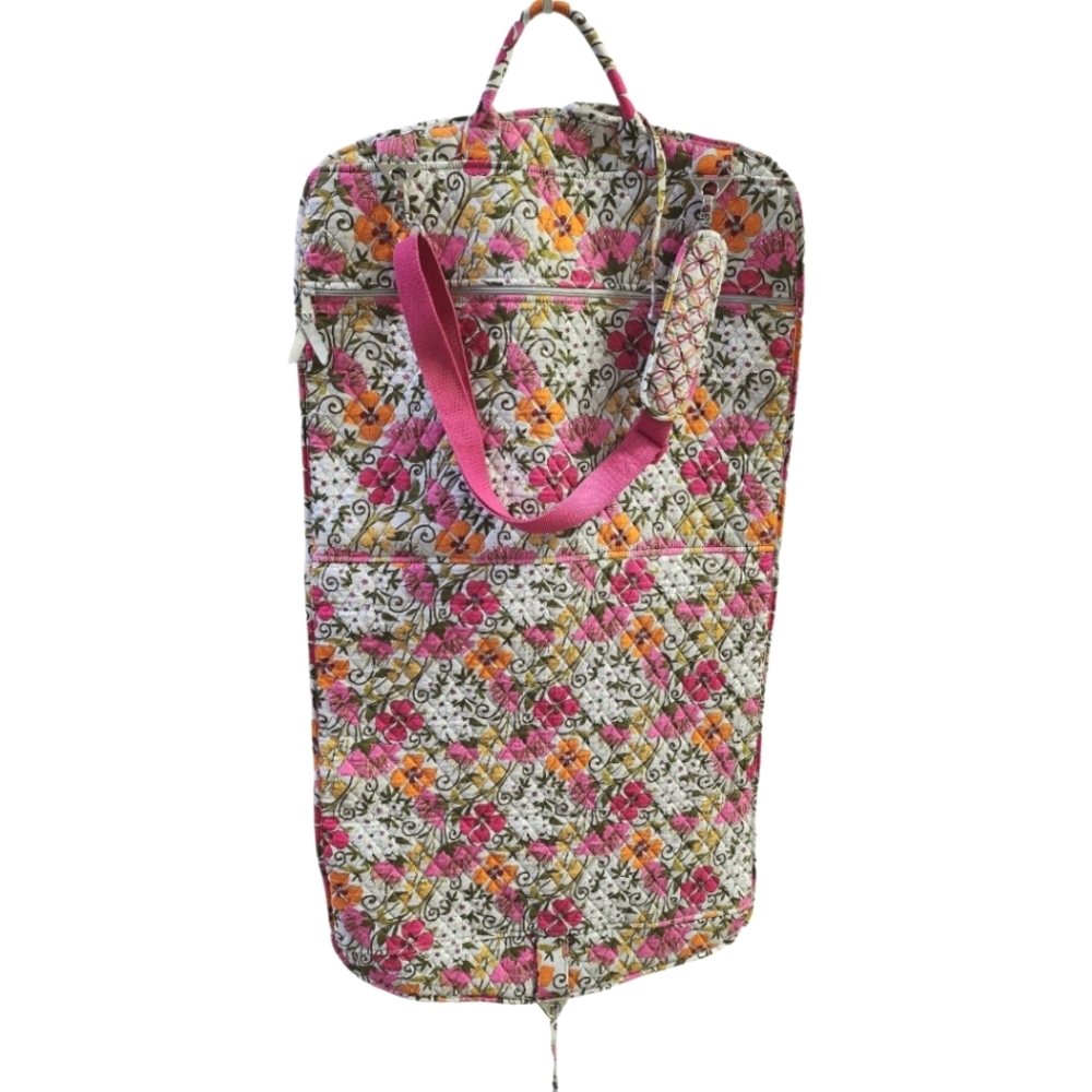 Vera Bradley Tea Garden Floral Quilted Hanging Garment Bag Women's Travel